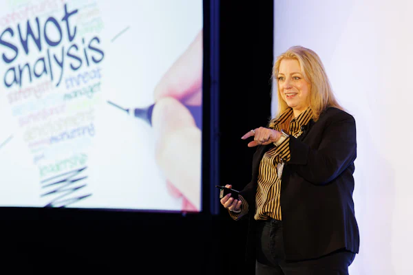Kimberly Mackey at the Builder Marketing Summit
